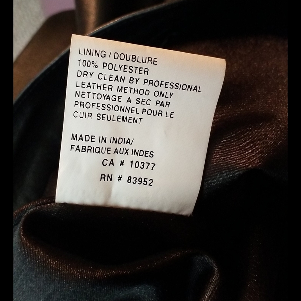 Bagatelle Black Leather Lined Skirt - Picture 8 of 10